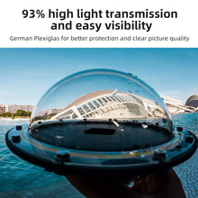 Load image into Gallery viewer, TELESIN 6&#39;&#39; Dome Port 30M Waterproof Housing Case For GoPro Hero
