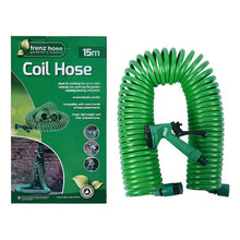 Load image into Gallery viewer, 15m 30m Spiral Garden Hose With Spray Gun Spring Coil Garden Hose