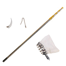 Load image into Gallery viewer, 6m 19.5FT Fruit Picker Telescopic Stainless steel Extension Pole hook sickle