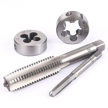 Load image into Gallery viewer, 60PC Tap &amp; Die Set Metric &amp; SAE Thread Repair Tool Kit