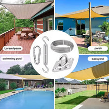 Load image into Gallery viewer, 84 pcs Stainless Steel Sun Shade Sail Accessory Wall Mounting Hardware Kit