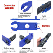 Load image into Gallery viewer, Solar Crimping Stripper and Cutter Tools 10pcs Solar Panel Cable Connectors
