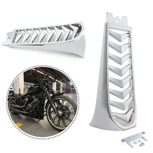 Load image into Gallery viewer, Chrome Chin Fairing Spoiler Lower Radiator Cover For Harley Softail FXBB 2018-2021
