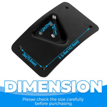 Load image into Gallery viewer, Black Curved Laydown License Plate Mount Bracket For Harley Dyna FXD Sportster
