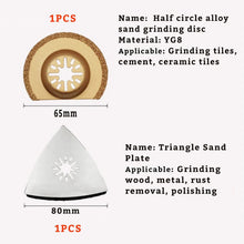 Load image into Gallery viewer, 24 Pcs Oscillating Saw Blades High Speed Steel Oscillating Multitool Blades Set
