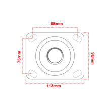 Load image into Gallery viewer, 4pcs 4 Inch 100mm Silent Heavy Duty Rubber Swivel Caster Wheels