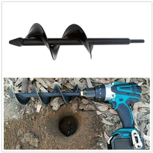 Load image into Gallery viewer, Power Garden Plant Auger – Spiral Earth Drill Hole Digger