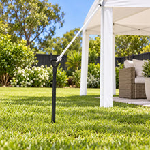 Load image into Gallery viewer, 4 pack 380mm heavy duty spiral ground auger anchors for gazebo tent tie down