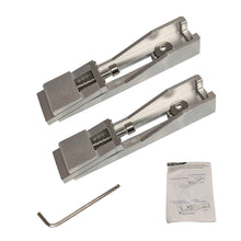 Load image into Gallery viewer, 2-Piece Low-Profile CNC Router Aluminium Toe Clamp Set