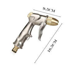 Load image into Gallery viewer, High-Pressure Brass Garden Hose Spray Gun Nozzle
