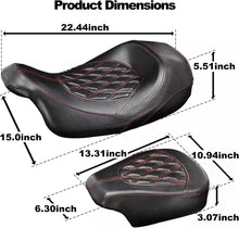 Load image into Gallery viewer, Low-Profile Seat Set Fit For Harley Touring Road Glide special 2015-2024racing
