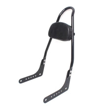 Load image into Gallery viewer, Black Sissy Bar Passenger Backrest Pad For Harley Softail Street Bob FXBB 2018+
