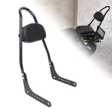 Load image into Gallery viewer, Black Sissy Bar Passenger Backrest Pad For Harley Softail Street Bob FXBB 2018+
