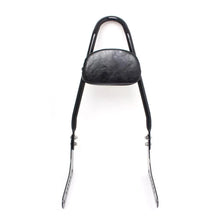 Load image into Gallery viewer, Black Sissy Bar Passenger Backrest Pad For Harley Softail Street Bob FXBB 2018+
