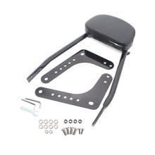 Load image into Gallery viewer, Black Sissy Bar Passenger Backrest Pad For Harley Softail Street Bob FXBB 2018+
