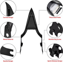 Load image into Gallery viewer, Sissy Bar Detachable Rear Passenger Backrest Pad for Harley Sportster 883 1200
