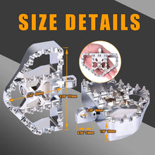 Load image into Gallery viewer, For Harley Wide Fat Foot Pegs MX Style Floorboard Dyna Touring Sportster Softail
