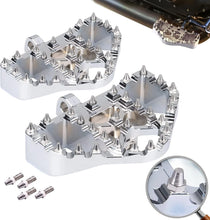 Load image into Gallery viewer, For Harley Wide Fat Foot Pegs MX Style Floorboard Dyna Touring Sportster Softail
