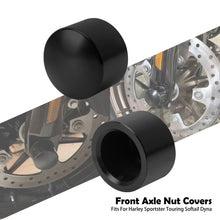 Load image into Gallery viewer, 2X Motorcycle Thick Cut Axle Cap Nut Cover For Harley Davidson Softail Breakout
