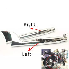Load image into Gallery viewer, 2X Universal Motorcycle Exhaust Muffler Fishtail Pipe For Harley Cafe Racer
