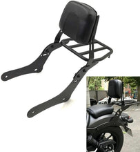 Load image into Gallery viewer, Backrest Sissy Bar +Luggage Rack Pad For Honda Rebel 500 300 CMX500 CMX300 17-22
