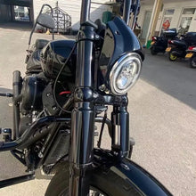 Load image into Gallery viewer, 6Pcs Fork Cover Cap Upper Lower Fork for Harley Street Bob FXBB 2018-2021 Black
