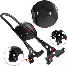 Load image into Gallery viewer, Passenger Backrest Pad Sissy Bar Cushion For Harley Sportster XL 883 1200 04-UP

