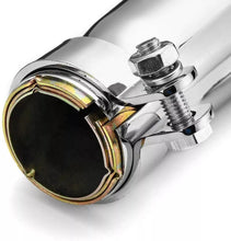 Load image into Gallery viewer, Universal Motorcycle 17.5&quot; Short Exhaust Pipe Muffler Tail Pipe For Cafe Racer
