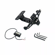 Load image into Gallery viewer, Universal Motorcycle Fender Led License Number Plate Bracket Holder Tidy Tail AU

