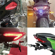 Load image into Gallery viewer, Universal Motorcycle Fender Led License Number Plate Bracket Holder Tidy Tail AU
