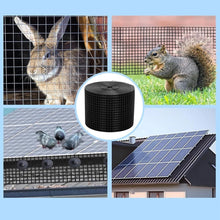 Load image into Gallery viewer, 8 inch x 100ft Solar Panel Bird Guard 100pcs Stainless Steel Fasteners Clips
