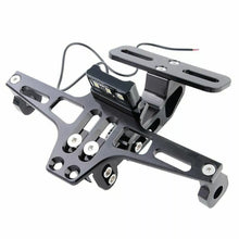 Load image into Gallery viewer, Universal Motorcycle Fender Led License Number Plate Bracket Holder Tidy Tail AU
