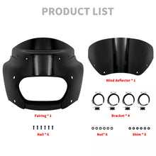 Load image into Gallery viewer, Motorcycle Headlight Fairing Mask For Harley Softail Fat Bob FXFB 2018-22
