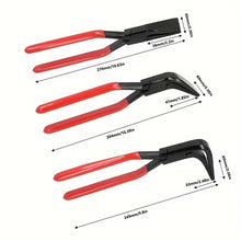 Load image into Gallery viewer, 3pcs Sheet Metal Bending Plier Set Straight 0° 45° and 90° 60mm Jaw 270mm length