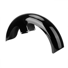 Load image into Gallery viewer, Gloss Black 21&quot; Wrap Front Fender Fit For Harley Baggers Touring Road Glide FLHT

