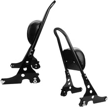 Load image into Gallery viewer, Passenger Backrest Pad Sissy Bar Cushion For Harley Sportster XL 883 1200 04-UP
