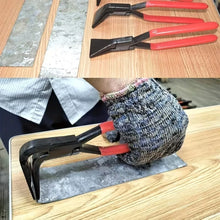 Load image into Gallery viewer, 3pcs Sheet Metal Bending Plier Set Straight 0° 45° and 90° 60mm Jaw 270mm length