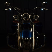 Load image into Gallery viewer, Black LED Mini Motorcycle Front Turn Signal Indicator Light For Harley Dyna FXD
