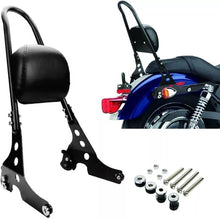 Load image into Gallery viewer, Passenger Backrest Pad Sissy Bar Cushion For Harley Sportster XL 883 1200 04-UP
