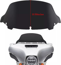Load image into Gallery viewer, Motorcycle 10 inch Windshield Wind Screen For Harley Touring CVO Street Glide
