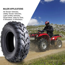 Load image into Gallery viewer, WANDA Set 25x8-12 &amp; 25x10-12 Front Rear Tyre Tubeless for ATV UTV Quad Mower Buggy
