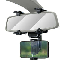 Load image into Gallery viewer, Phone Holder Rear-view Mirror Mount 360°Rotation For Car Truck Smartphone GPS
