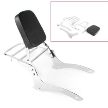 Load image into Gallery viewer, Backrest Sissy Bar Luggage Rack Fits For Yamaha Vstar XVS 1100 Classic 2000-2011
