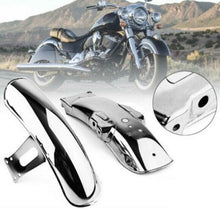 Load image into Gallery viewer, 2×Universal Motorcycle Retro Front &amp; Rear Fender Mud Guard Metal Mudguard Cover
