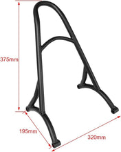 Load image into Gallery viewer, Black Rear Sissy Bar Passenger Backrest for Harley Sportster Iron 883 XL883 1200
