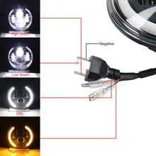 Load image into Gallery viewer, 7&quot; Motorcycle LED Headlight + Bucket Housing Mount Bracket Cover For Harley
