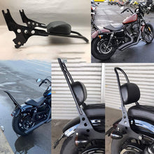 Load image into Gallery viewer, Passenger Backrest Sissy Bar Cushion Pad For Harley Sportster XL883 1200
