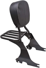 Load image into Gallery viewer, Sissy Bar Backrest Luggage Rack For Harley Sportster 48 XL 883 1200 2004-2018
