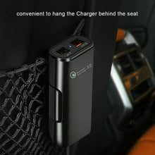 Load image into Gallery viewer, 4 in 1 8A 36W QC3.0 Quick Charging Car Charger 4 USB Ports for Front &amp; Back Seat
