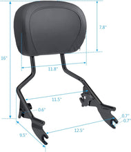 Load image into Gallery viewer, Passenger Sissy Bar Backrest For Harley Touring Road King Street Glide 2009-2022
